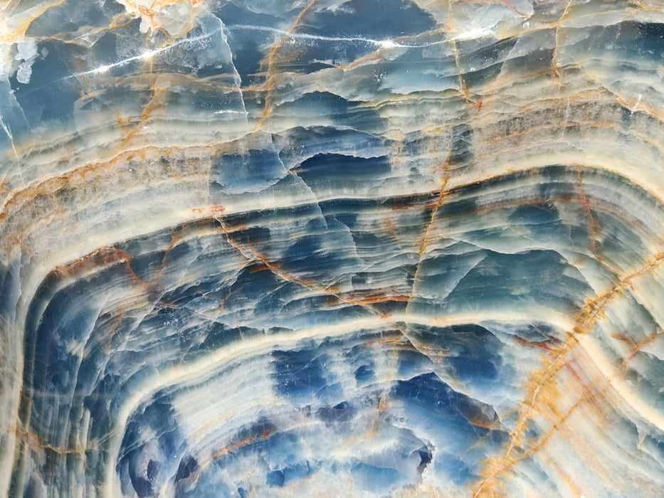 Gorgeous Blue Calcite Bowl | Argentina