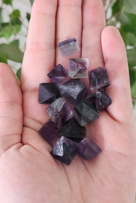 Natural Fluorite Octahedrons