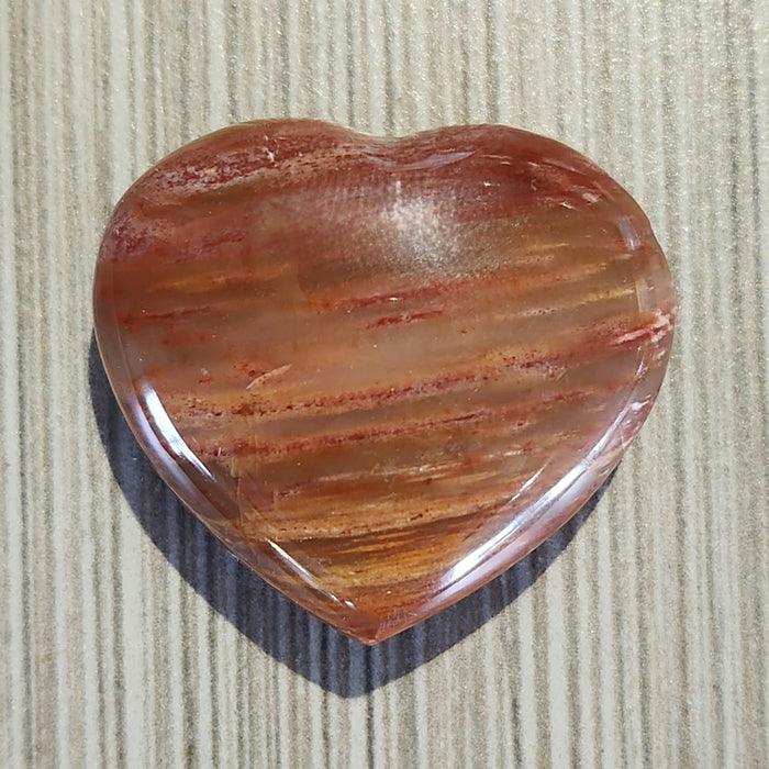 Petrified Wood Hearts | Madagascar