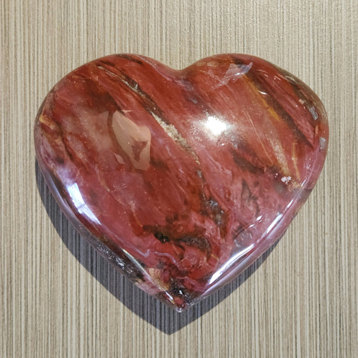 Petrified Wood Hearts | Madagascar