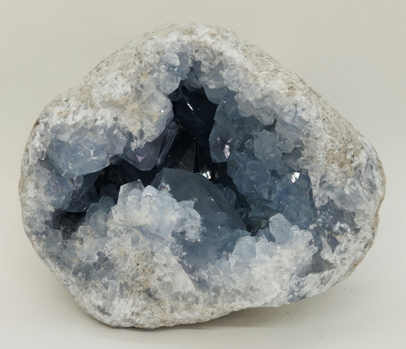 Blue Celestite Geode | Madagascar