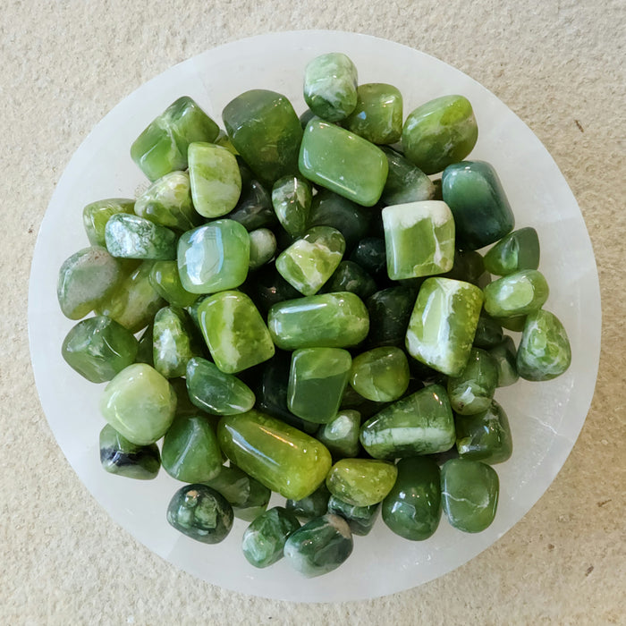 Nephrite Jade Tumbled Stone | Afghanistan
