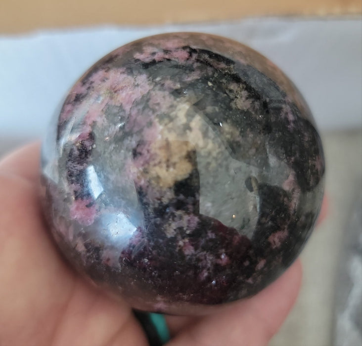 Rhodonite Sphere