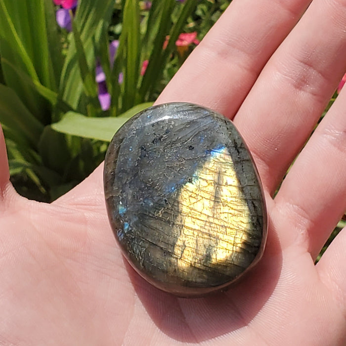 Small Labradorite Palm Stone | Madagascar