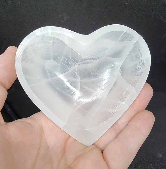 Selenite Heart Cleansing Dish