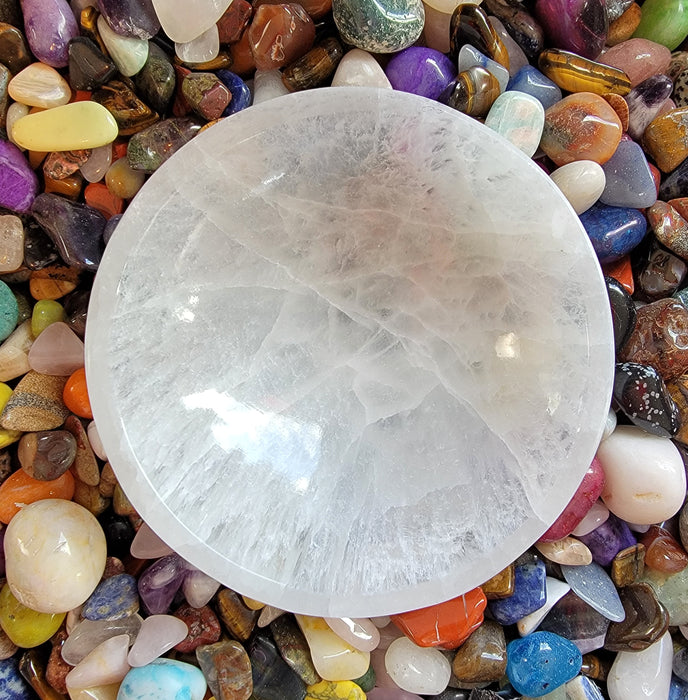 Selenite Cleansing Bowl 6"