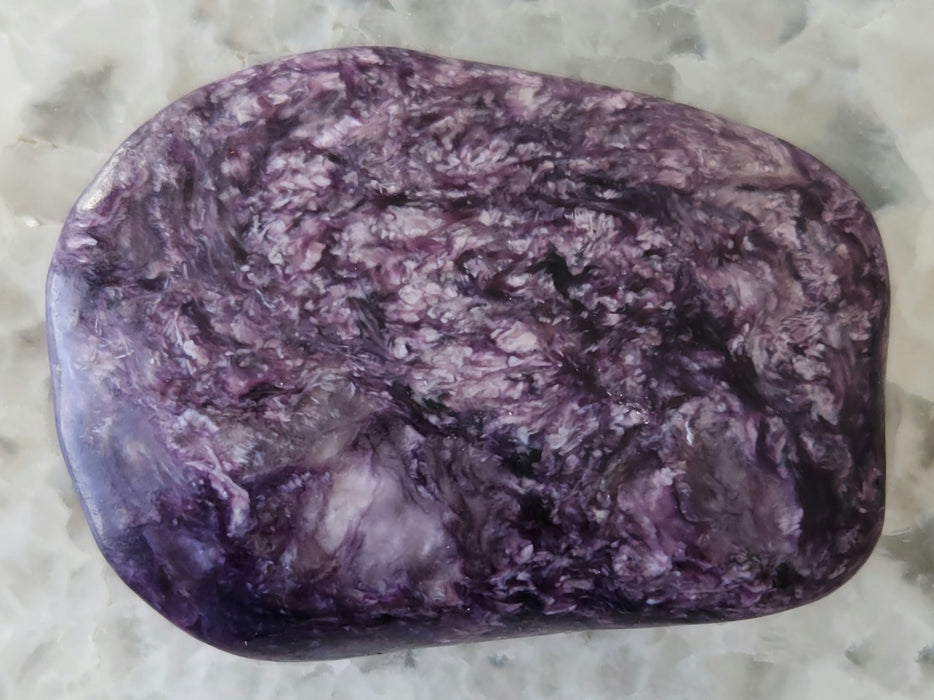 Large Tumbled Charoite Stone