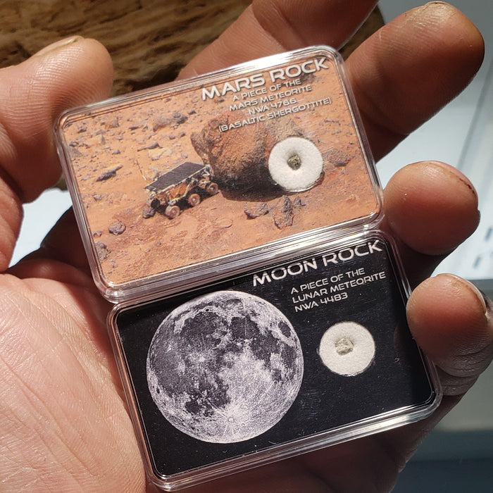 Lunar Moon & Mars Rock